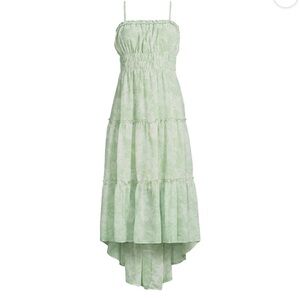 No Boundaries Green High Low Dress
